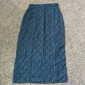 GAP Green Maxi Pencil Skirt Resort Wear